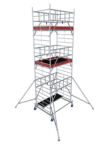 KRAUSE PROTEC XXL - Rusztowanie 2,0 x 1,35m, wys.rob. 7,30m | system GUARDMATIC